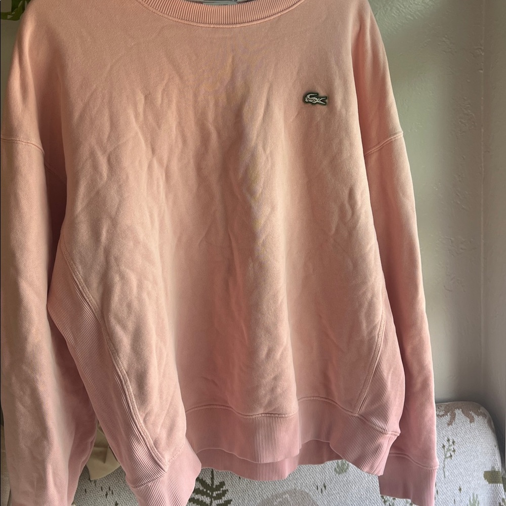 Lacoste Unisex Live Logo Lacoste Oversized Sweatshirt